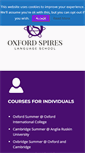 Mobile Screenshot of oxfordspireslanguageschool.com